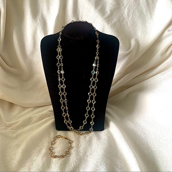 Swarovski Jewelry - Vintage Swarovski Bracelet and Necklace Set